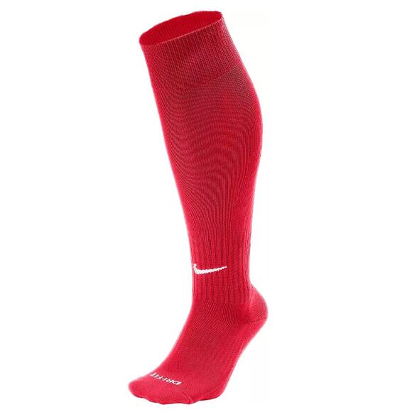 Nike Classic Soccer Socks Mens Medium 6-8 Womens 6-10 Red DRI-Fit SX5728-648 NWT - Picture 2 of 3